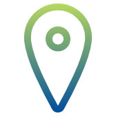Symbol lokalizacji blisko natury